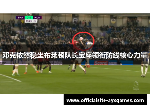 邓克依然稳坐布莱顿队长宝座领衔防线核心力量 邓克依然稳坐布莱顿队长宝座领衔防线核心力量